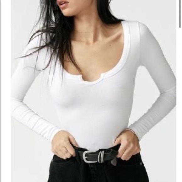 Joah Brown Tops - JOAH BROWN Scoop long sleeve top medium